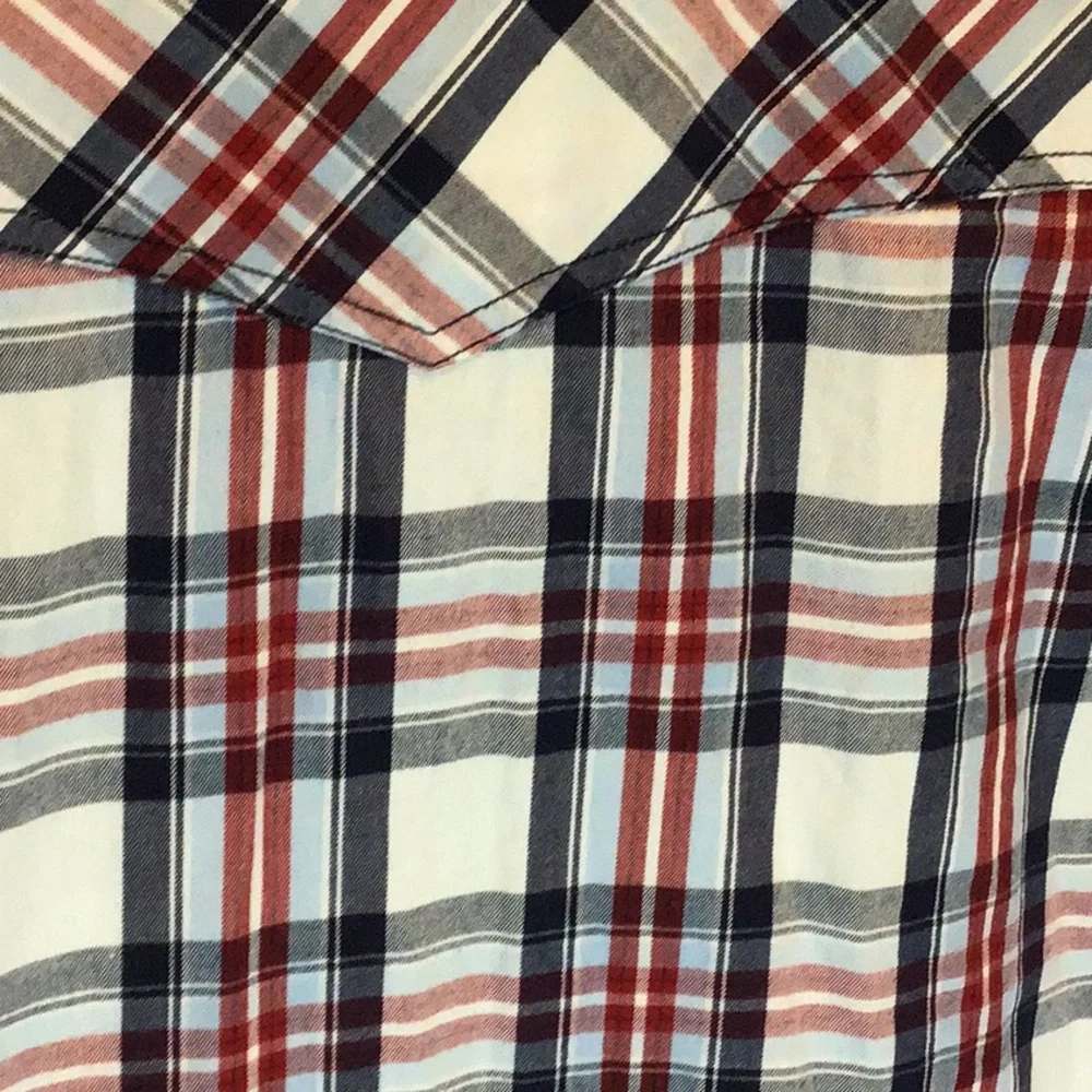 True religion plaid button down shirt
